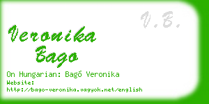 veronika bago business card