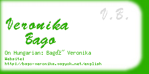 veronika bago business card